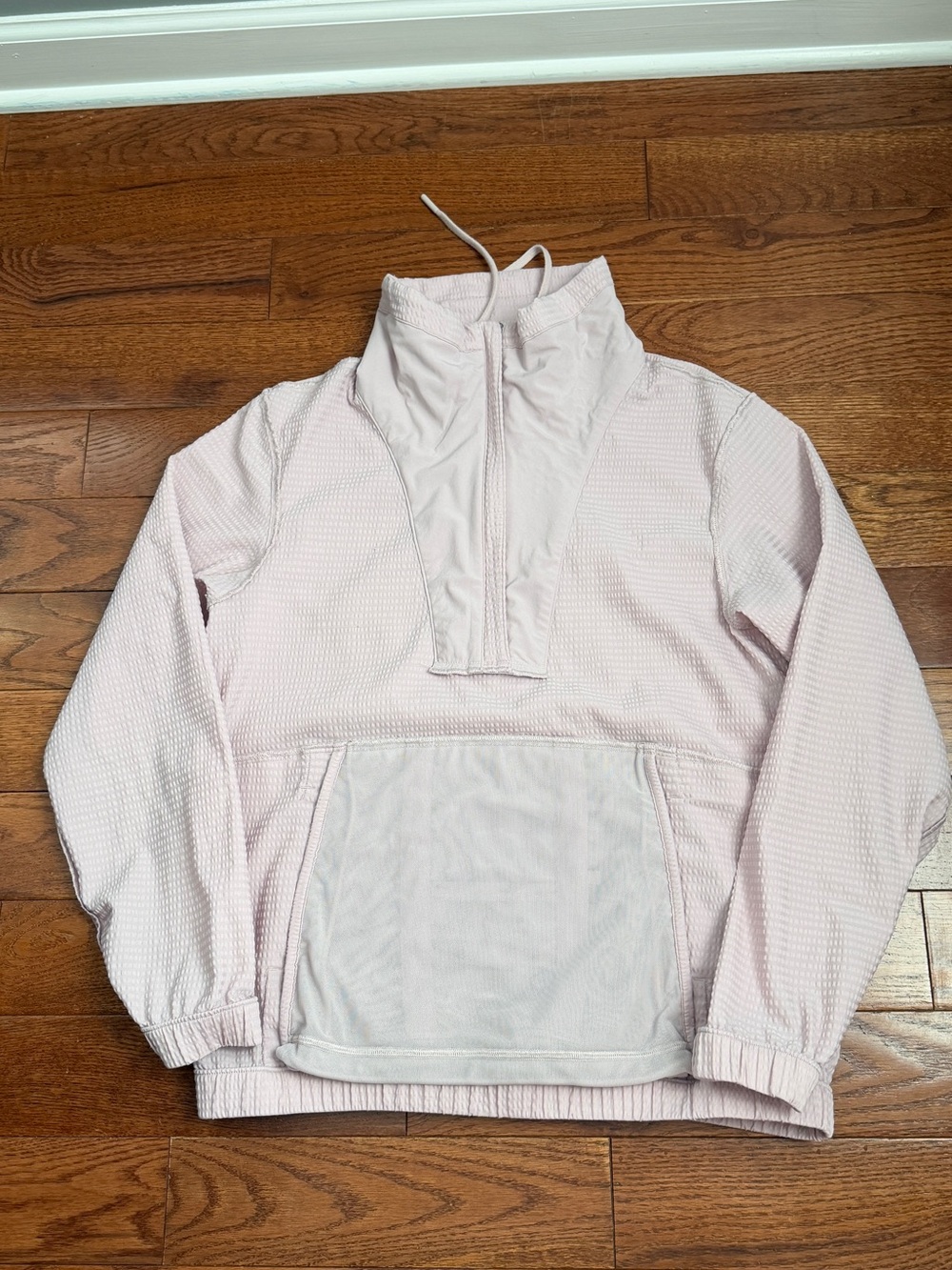 Lululemon Pack Light Pullover Packable Jacket in Porcelain Pink Sz See me - Picture 8 of 13